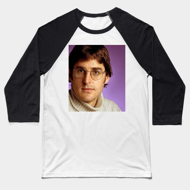 Louis Theroux, from the BBC. By Therouxgear Baseball T-Shirt by Therouxgear